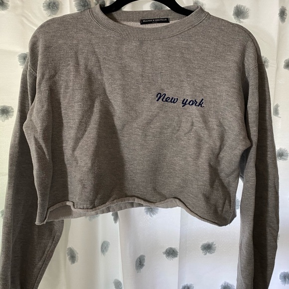 Brandy Melville Tops - EXCLUSIVE Brandy Melville Cropped Crewneck
